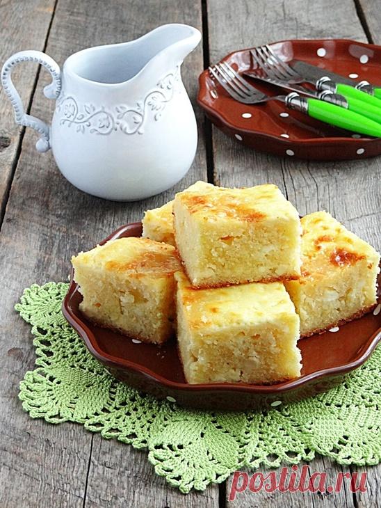 Манный пирог с адыгейским сыром пошаговый рецепт с фотографиями