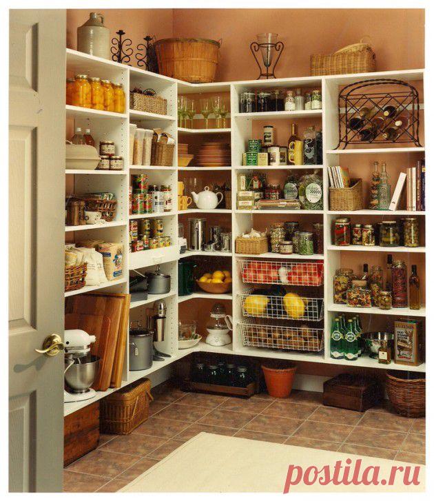 организация пространства в кладовке