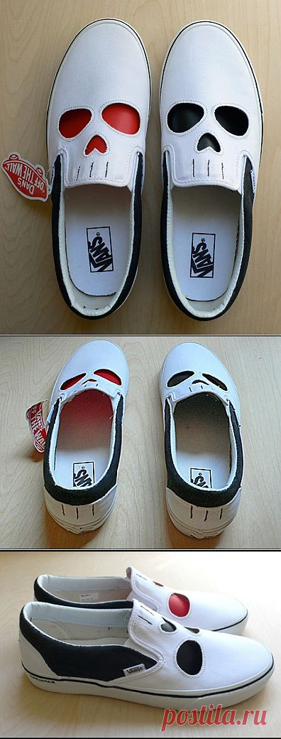 Черепушки с подложкой / Обувь / Модный сайт о стильной переделке одежды и интерьера