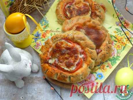 Ватрушки с сосисками и моцареллой Кулинарный рецепт