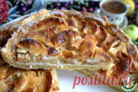 Баварский яблочный пирог Кулинарный рецепт