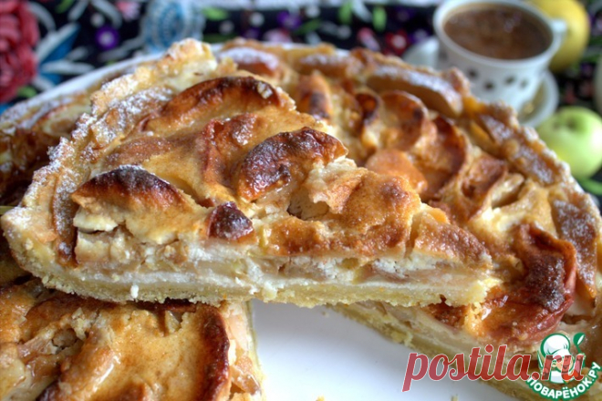 Баварский яблочный пирог Кулинарный рецепт