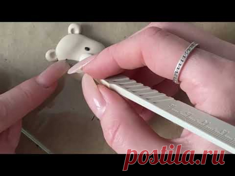 Мастер-класс: Мишка из полимерной глины FIMO/tutorial: Teddy Bear from FIMO Polymer Clay