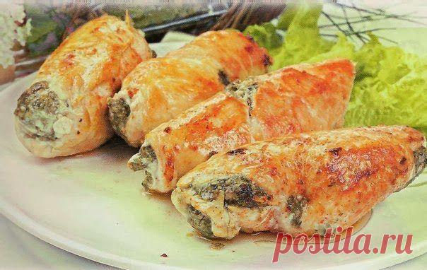 Шустрый повар.: Рулетики из куриного филе