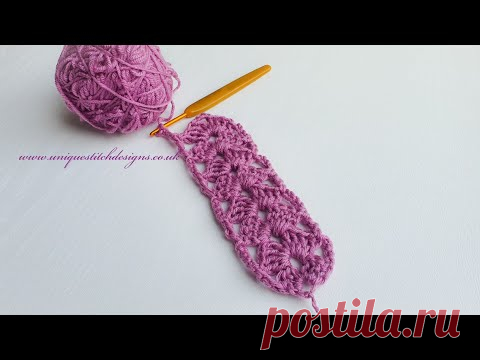 CROCHET HEADBAND / SUPER FAST /SHELLS
