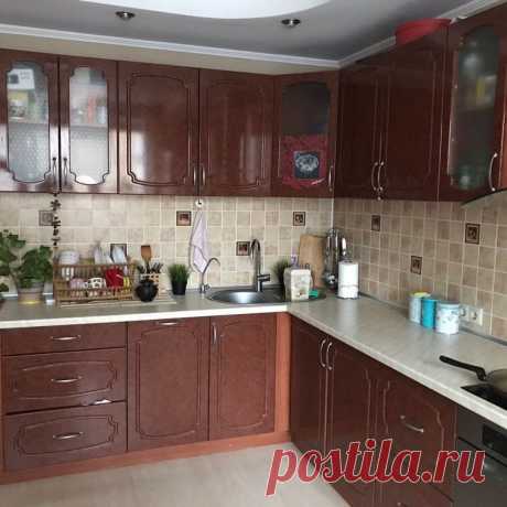 Как обновить кухню, не меняя ее? Делаем своими руками из старой кухни новую и стильную. До и После 😊👍 | Квартира м2 | Яндекс Дзен