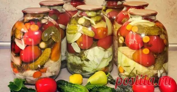 Овощное ассорти на зиму - Будет вкусно - 6 сентября - 43621615621 - Медиаплатформа МирТесен