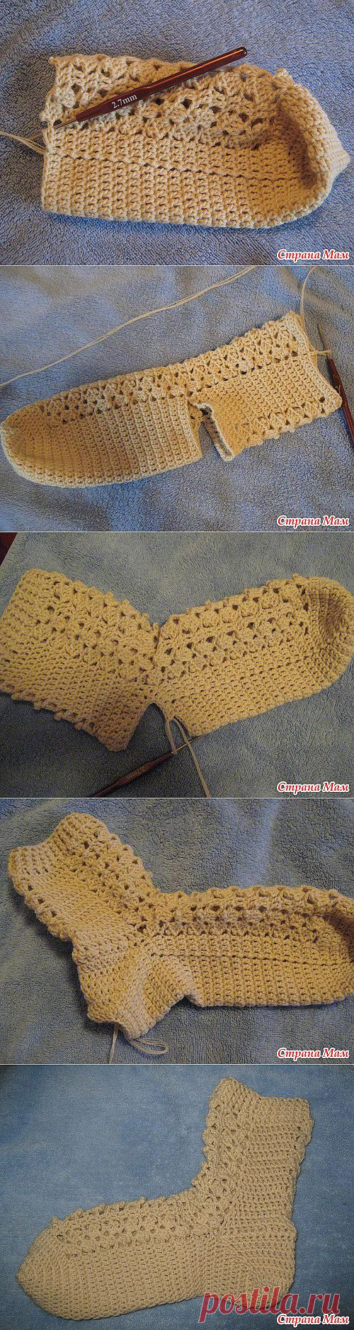 носки,тапочки,пинетки (крючком) | Записи в рубрике носки,тапочки,пинетки (крючком) | Дневник nadinrom