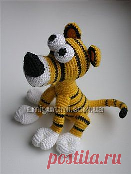 Как связать тигра крючком | amigurumi.com.ua