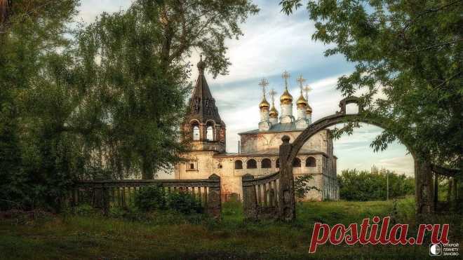 Старинный храм Христа Спасителя... Муромский р-он, село Борисоглеб - Путешествуем вместе