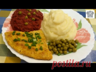 Бризоль рецепт. Картофельное пюре рецепт. Свекольный салат рецепт.