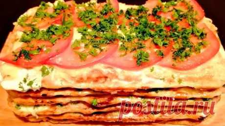 Закусочный кабачковый торт/Закусочный торт из кабачков в мультипекаре Редмонд