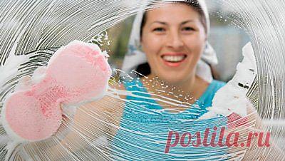 самодельное средство для мытья окон (зеркал)