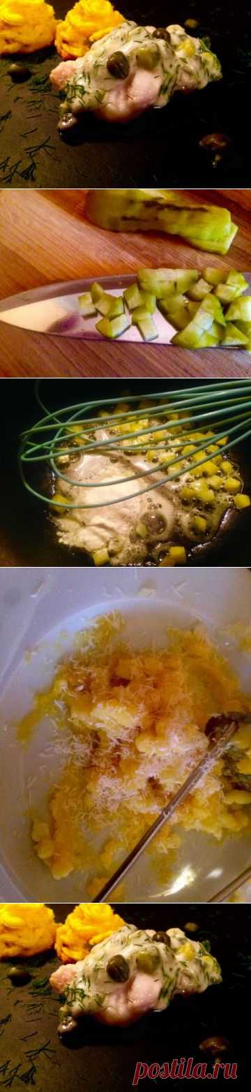 Судак с горячим соусом тар-тар и картофельные няшки | 4vkusa.ru