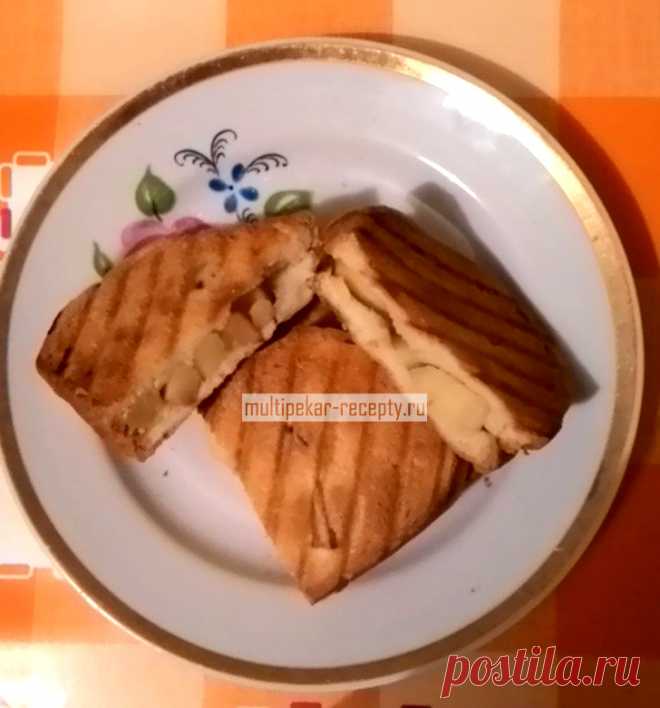 Ленивые пирожки с яблоками в мультипекаре