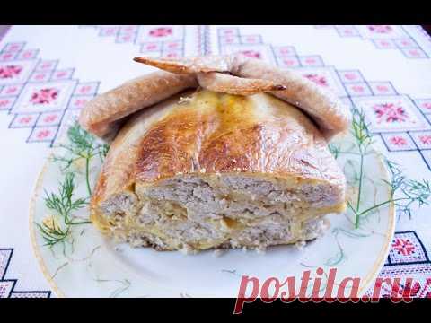 КУРИЦА ФАРШИРОВАННАЯ БЛИНАМИ Что приготовить из курицы КУРКА ФАРШИРОВАНА МЛИНЦЯМИ