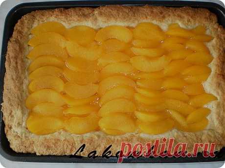Персиковый пирог / Рецепты с фото. Простые домашние рецепты на каждый день.