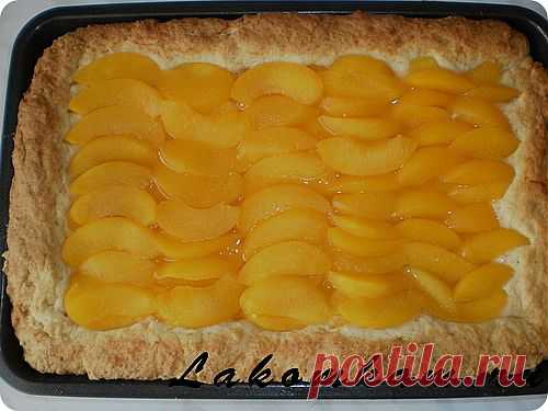 Персиковый пирог / Рецепты с фото. Простые домашние рецепты на каждый день.