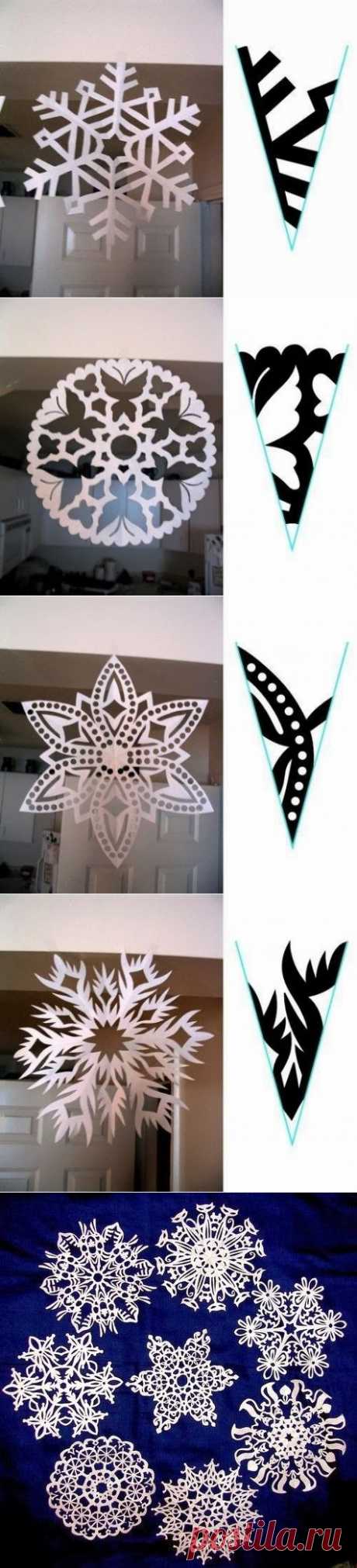 Поделки к Новому Году и не только. Crafts for the New Year and Christmas ~  Snowflakes schemes.