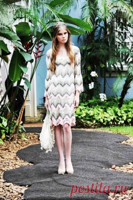 Платье зигзагом