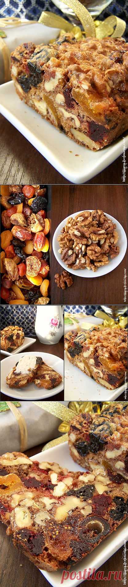 Праздничный фруктовый кекс