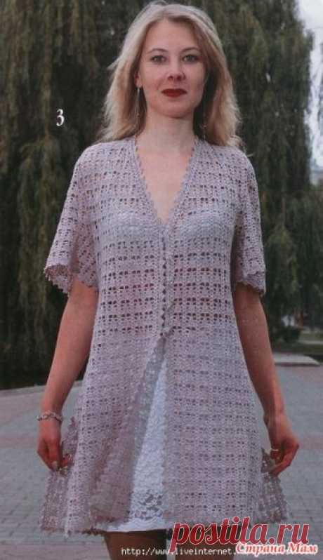 . Ажурные летние кардиганы Источник-https://gallery.ru/
