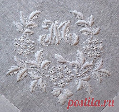 Белая гладь - основные стежки и швы