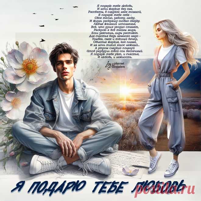 Я подарю тебе любовь... ~ Открытка (плейкаст)