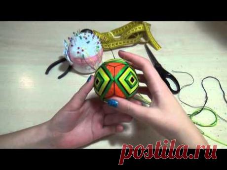 Тэмари Урок №4  Продолжение вышивки, шнурок - YouTube