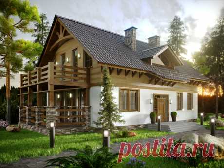 Дом в лесу - Галерея 3ddd.ru