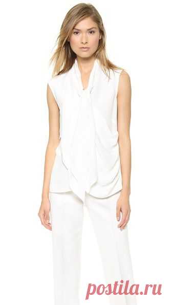 Derek Lam Блуза без рукавов с завязками спереди | SHOPBOP