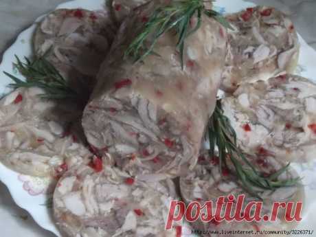 Рулет куриный «Луковый»