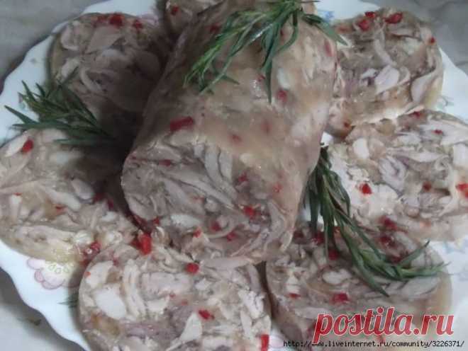 Рулет куриный «Луковый»