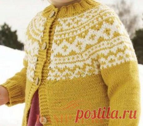 Детский жакет в скандинавском стиле | DAMские PALьчики. ru