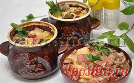 Горшочки в духовке рецепт