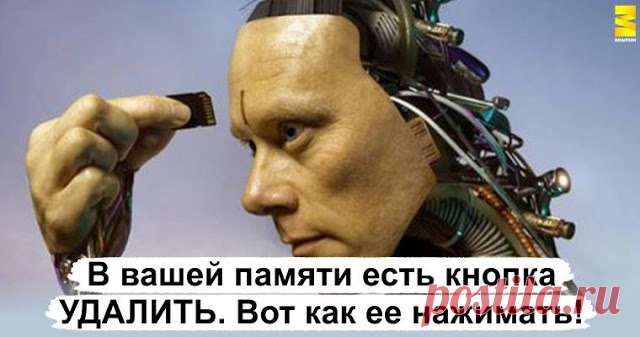 В вашей памяти есть кнопка УДАЛИТЬ... 
«Повторенье — мать ученья», — гласит затасканная поговорка. Это правда: чем больше тренируешься в игре на пианино, иностранном языке или жонглировании, тем прочнее эта деятельность закрепляется в моз…