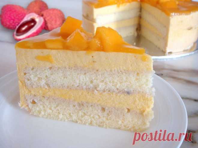 Торт манго личи рецепт с фото - 1000.menu