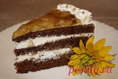 Рецепт шоколадно-бананового торта с фото пошагово на Вкусном Блоге