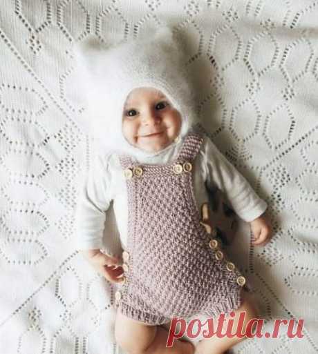 Шапочка Kitty Cap — как связать шапку с ушками Китти на спицах