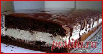 Шоколадное пирожное с сливочным кремом Хотите приготовить что-нибудь вкусненькое, чтобы побаловать своих близких или вам нужен потрясающий рецепт для торжественного события – этот десерт именно то, что вам нужно! Шоколадный торт с сливочным кремом готовится очень просто, легко, быстро, плюс ко всему он безумно вкусный! Сочетание взбитых сливок с белым шоколадом и шоколадного бисквита понравится абсолютно всем. Кстати для приготовления десерта …