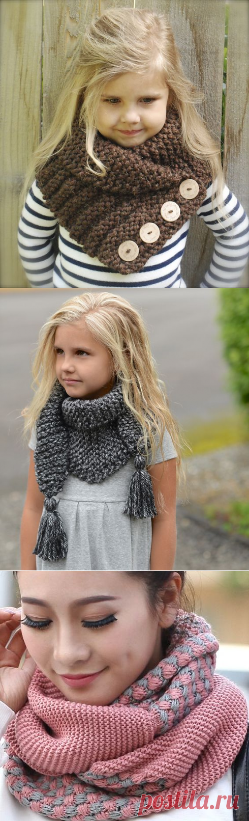 Снуд спицами: схемы вязания, новинки 2016 2017 как связать