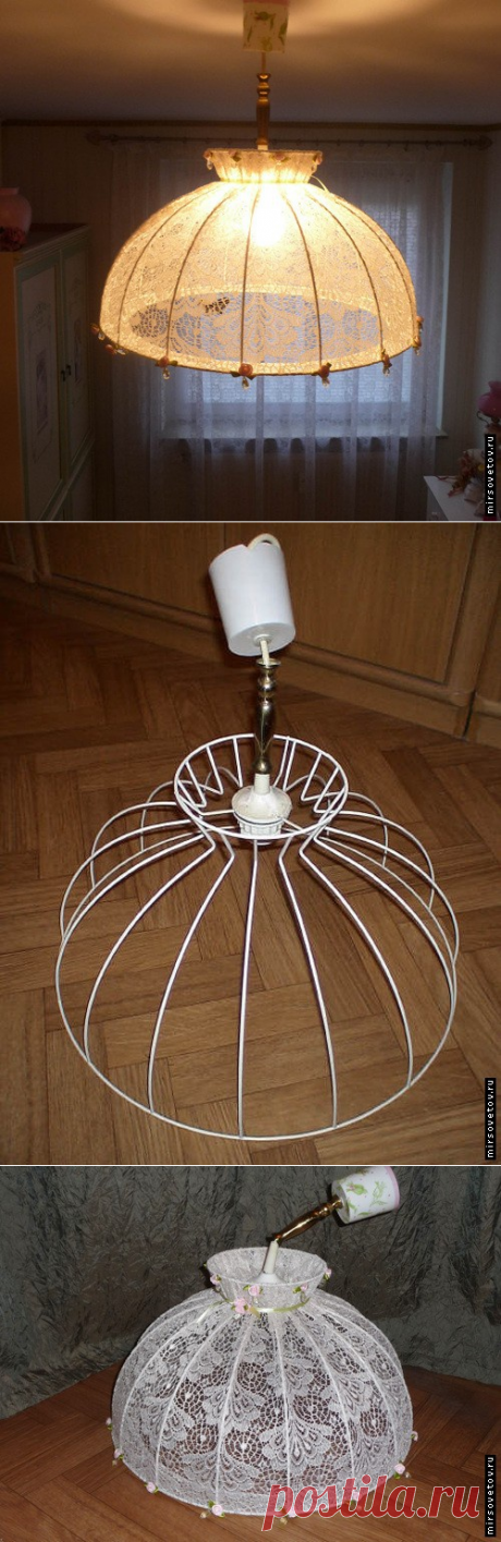 Как обновить старую лампу или абажур (Diy) / Освещение / ВТОРАЯ УЛИЦА