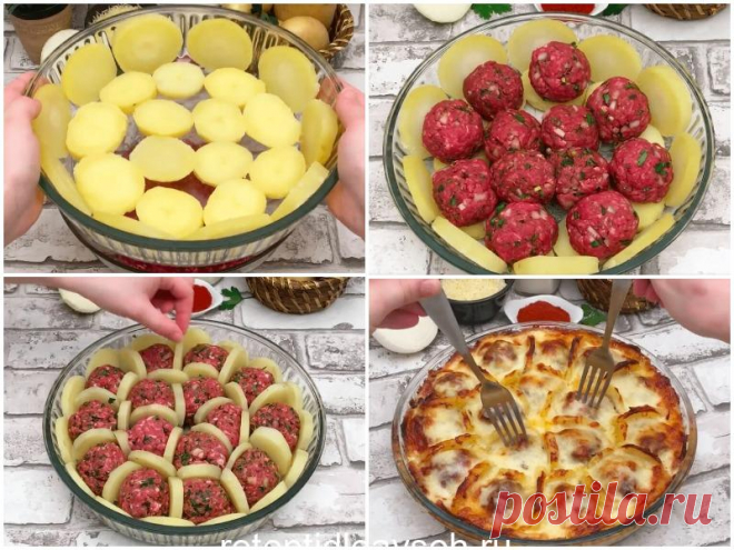 Невероятно вкусные фрикадельки в сотах под соусом бешамель