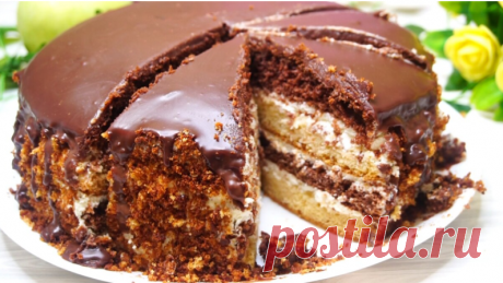 Торт Сметанник. Для домашнего чаепития идеален. | Готовим с Калниной Натальей | Дзен