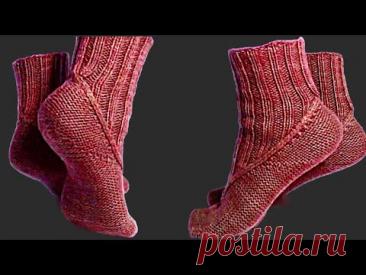 Носки спицами. #202.