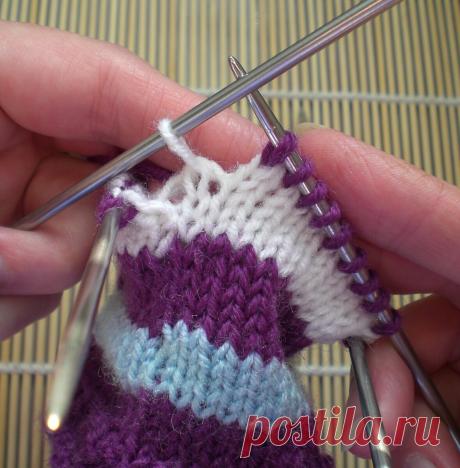 Смена цвета нити при круговом вязании (Уроки и МК по ВЯЗАНИЮ) – Журнал Вдохновение Рукодельницы