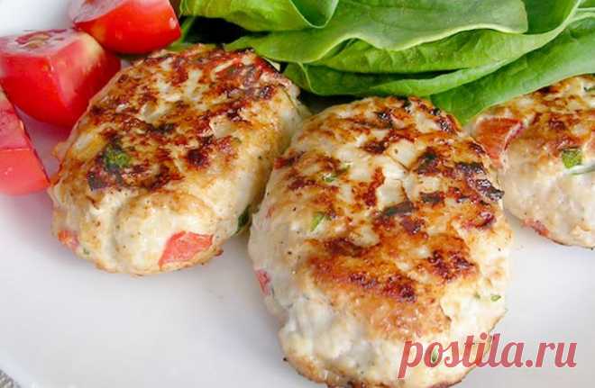 Сочные куриные котлеты с рисом