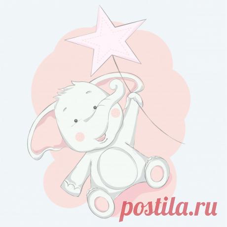 Симпатичный слоненок с мультяшным звездой Более миллиона свободных векторов, PSD, фотографии и бесплатные иконки. Эксклюзивные халявы и все графические ресурсы, которые необходимые для ваших проектов