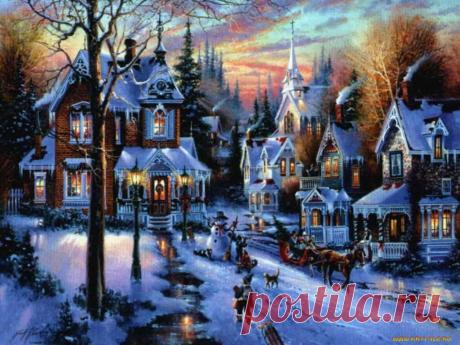 Новогодние пейзажи