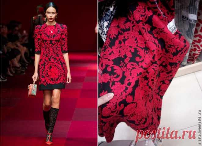 Мастер-класс: пошив платья от Dolce & Gabbana